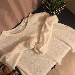 Cozy white sweater